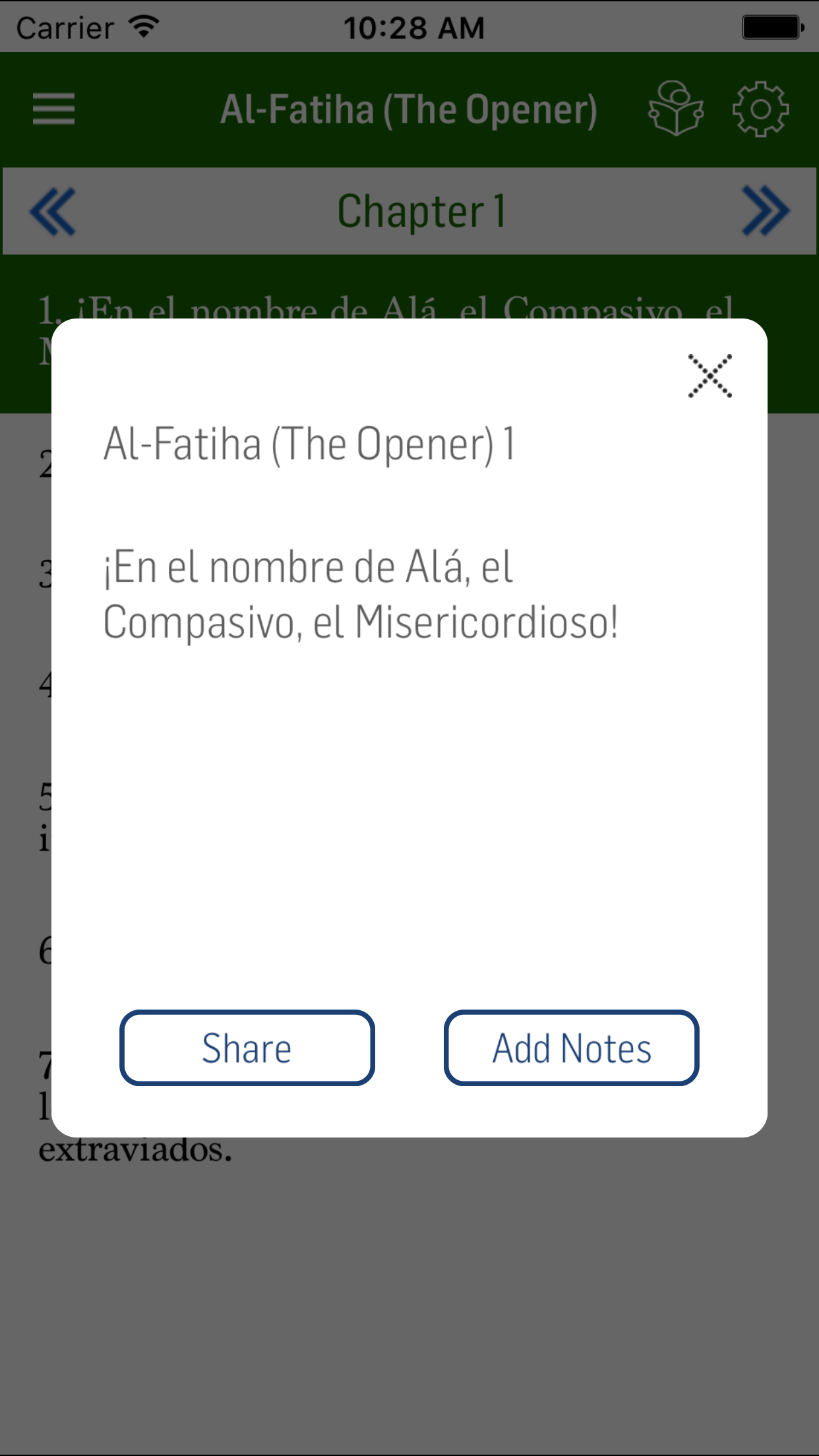 Spanish Quran screenshot 5