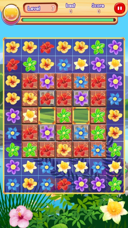Flower Match: Blossom pop mania matching puzzle screenshot-4