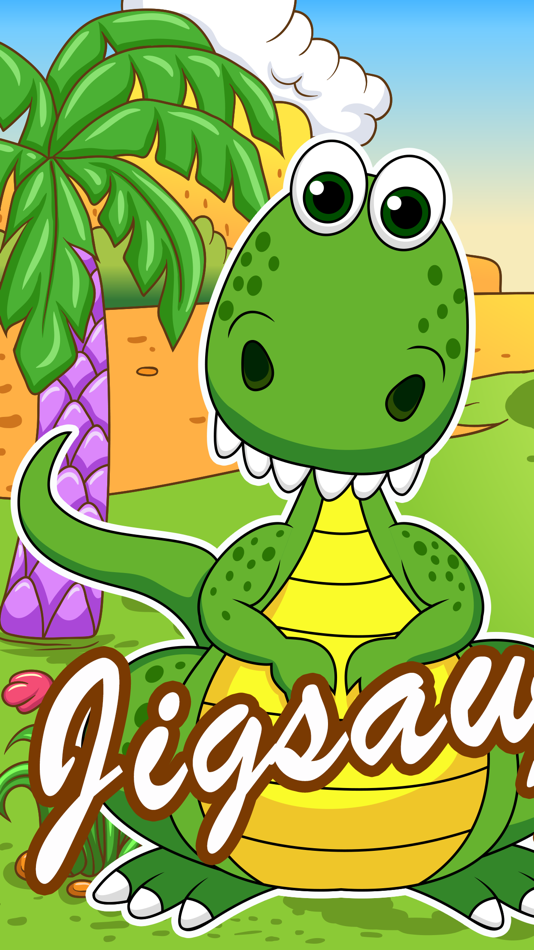 Dino jigsaw puzzles 2 to 7 year educational games - 1.0 - (iOS)