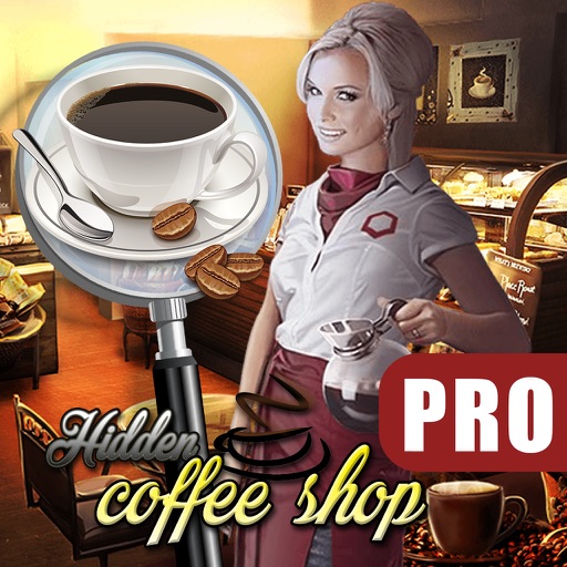 Hidden Object Coffee Shop Pro icon