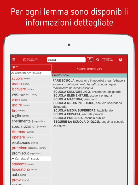 Screenshot #5 pour Dizionario medio di Spagnolo