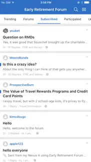 early-retirement forum iphone screenshot 1