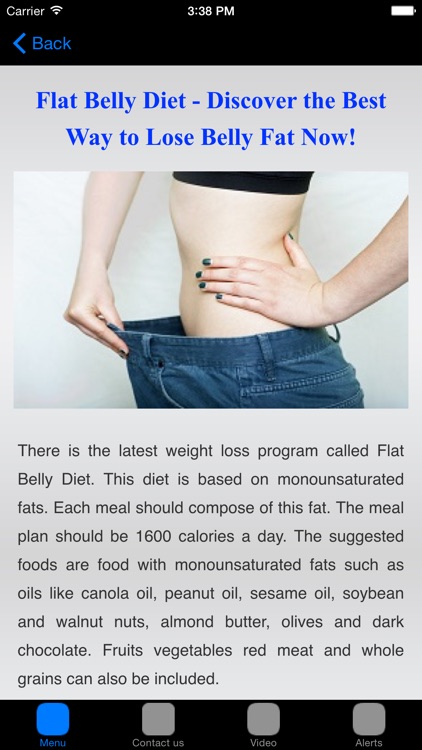 Flat Belly Diet & Fat Burning Foods For Flat Tummy screenshot-3