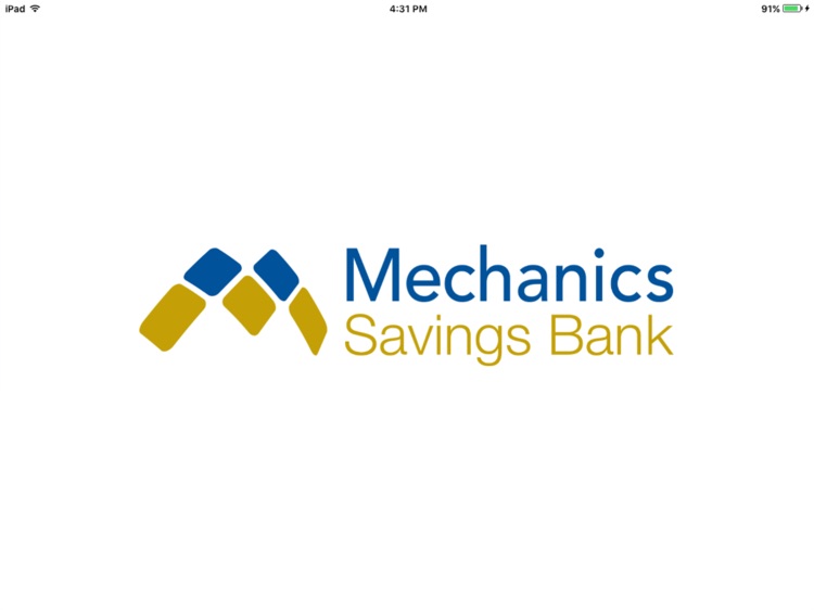 Mechanics Savings Bank Mobile Banking for iPad
