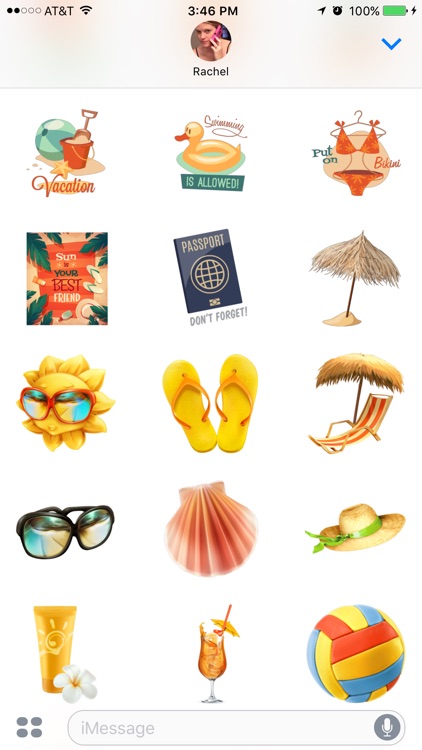 Vacation Stickers