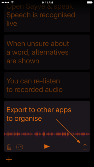 Sayve, the voice recorder and transcriber(圖4)-速報App