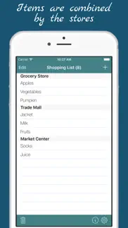 shopping list - multiple grocery shop lists iphone screenshot 4