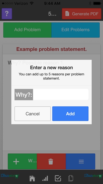 Lean Five Whys Analysis
