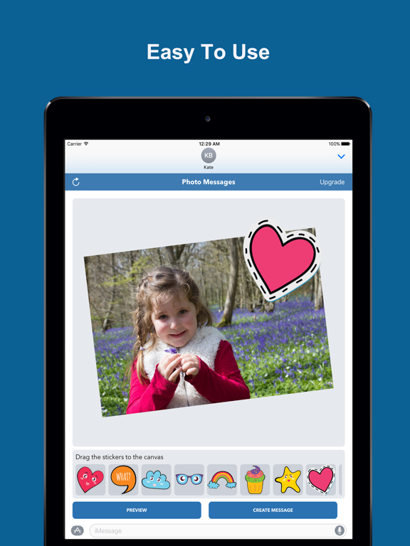 Screenshot #6 pour Photo Messages -Create Custom Stickers From Photos