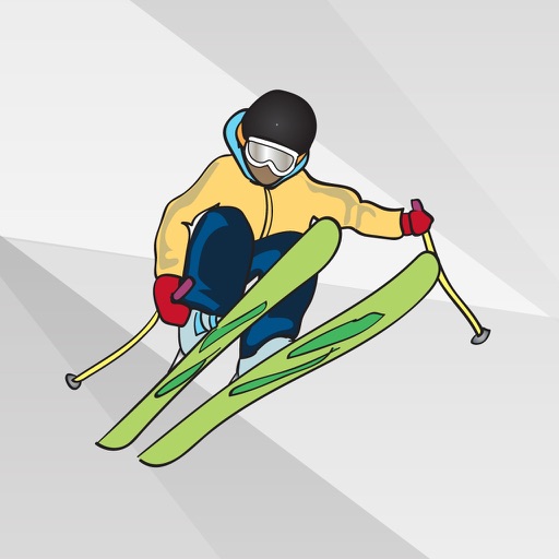 Skiing Sticker Set