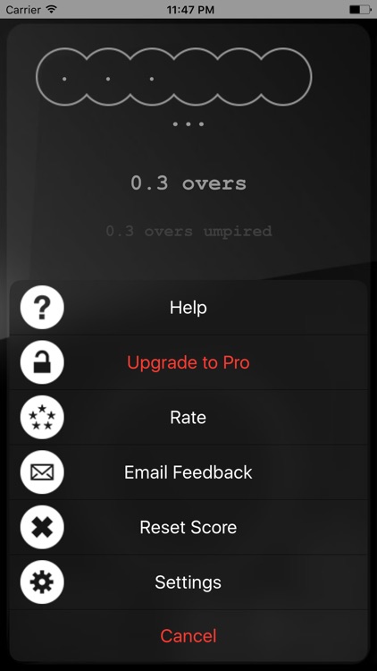 Balls! The Over Counter