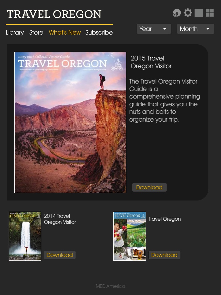 TRAVEL OREGON OFFICIAL VISITOR GUIDE screenshot 3