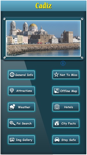 Cadiz Offline Map Travel Guide