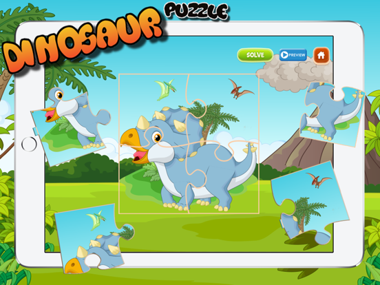 Screenshot #6 pour Solve Dinosaur Jjigsaw Puzzle for Animated Toddler