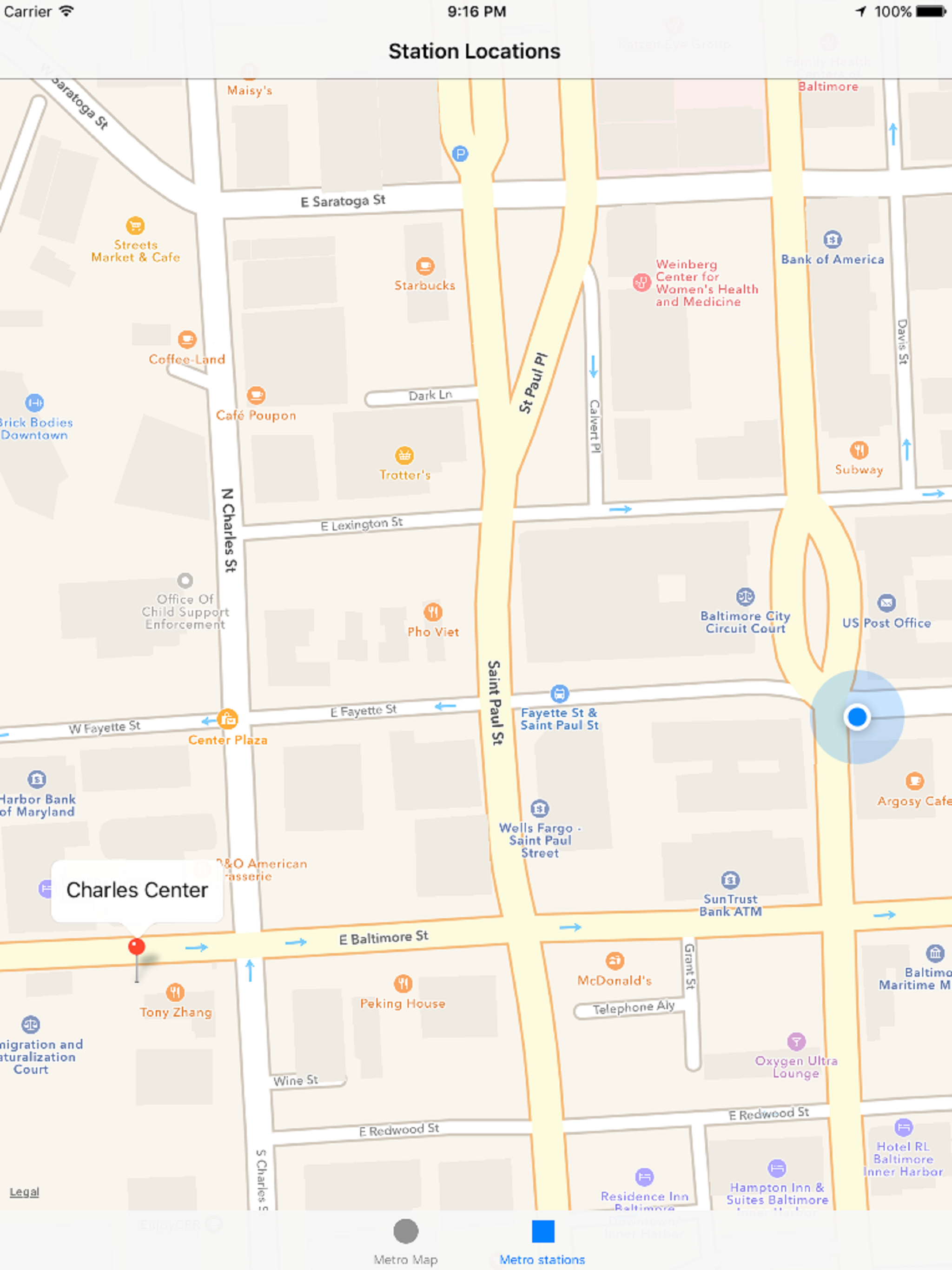 Baltimore subway screenshot 4