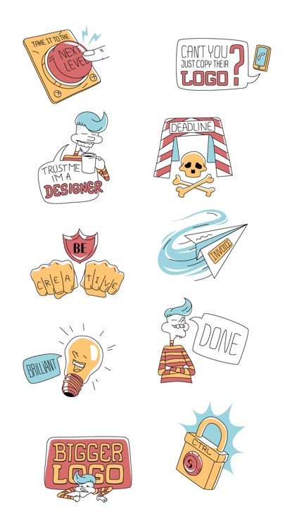 I am a designer - stickers