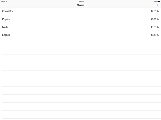 Screenshot #4 pour Grades Tracker/Calculator
