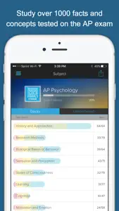 AP Psychology Exam Prep screenshot #2 for iPhone