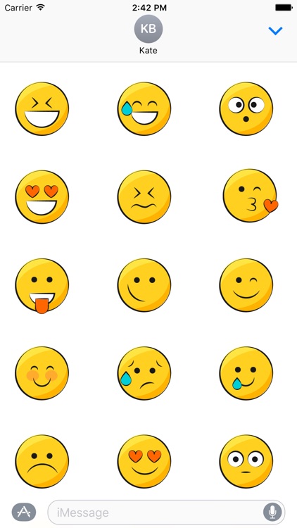 HD Emoji Sticker Pack - Smileys for iMessage