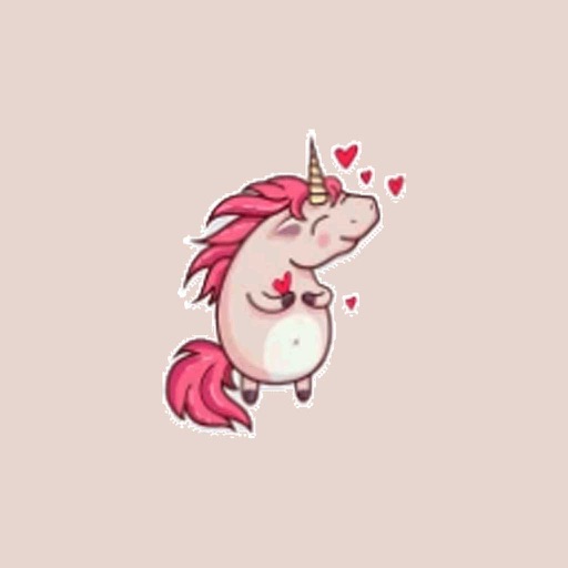 Stella the Unicorn Stickers For iMessage icon