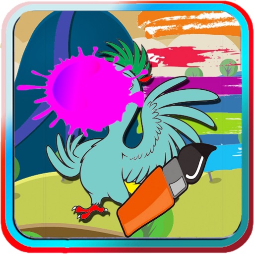 Colorings For Kids Game Toucan Sam Version Icon