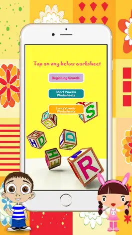 Game screenshot Phonics Kindergarten 1st Grade English Worksheets apk
