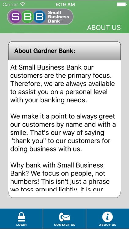 Small Business Bank