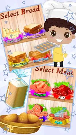 Game screenshot Sandwich Maker Cooking Chiefs Hamburger Breakfast apk