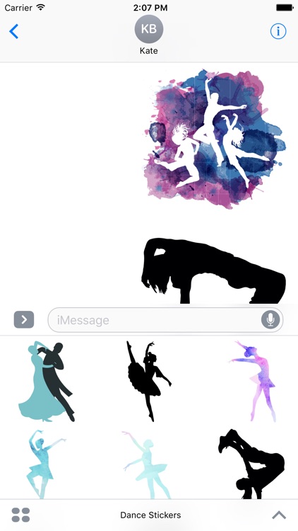 Dance Stickers For iMessage