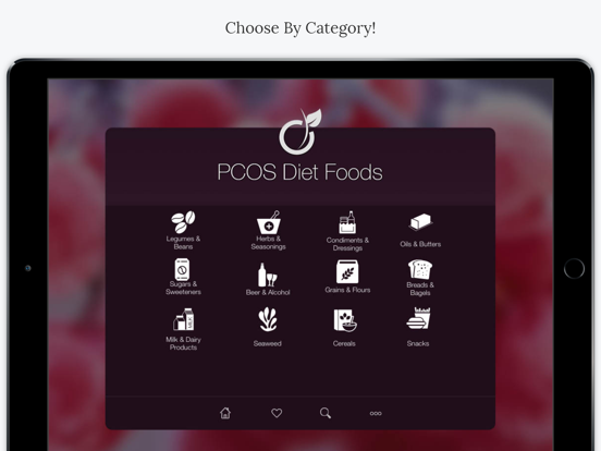 PCOS Diet Foods iPad app afbeelding 3