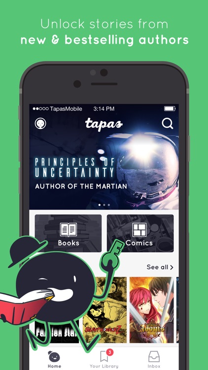 Tapas – Books, Comics, and Stories on the Go