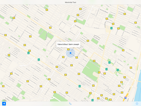 Montréal Taxi app screenshot 3