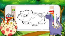 Game screenshot Dinosaur coloring Book for Kid Games and Toddlers apk
