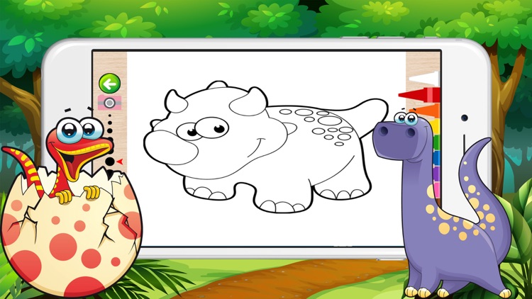 Dinosaur coloring Book for Kid Games and Toddlers