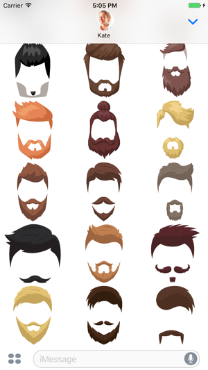 Hairstyles - Stickers for iMessage(圖2)-速報App