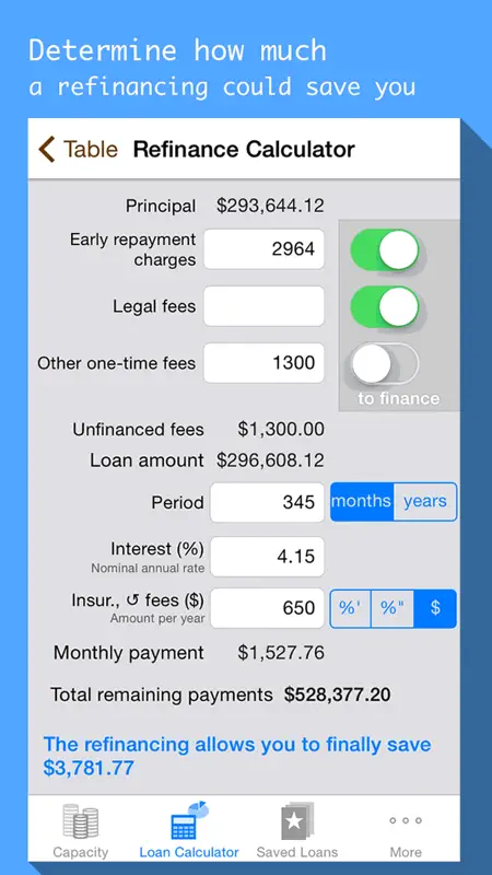 Mortgages & Loan payment calculator with schedule screenshot 3 of 4