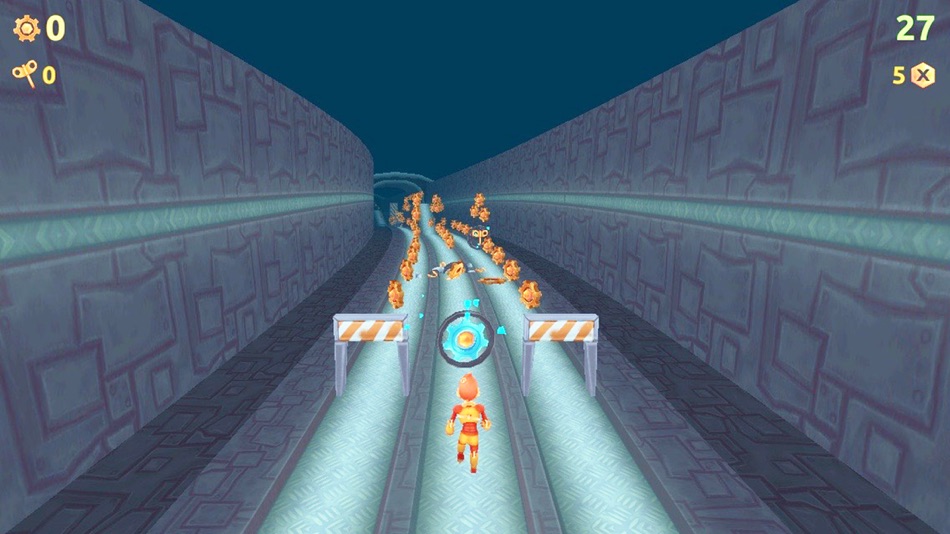 #2. New Survival Running : 3D Surfing Infinite Running Game (iOS) By: MUHAMMAD PARWANA
