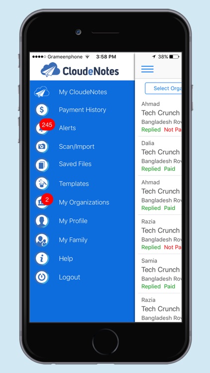 CloudeNotes – Scan, Sign and Send Parental Consent