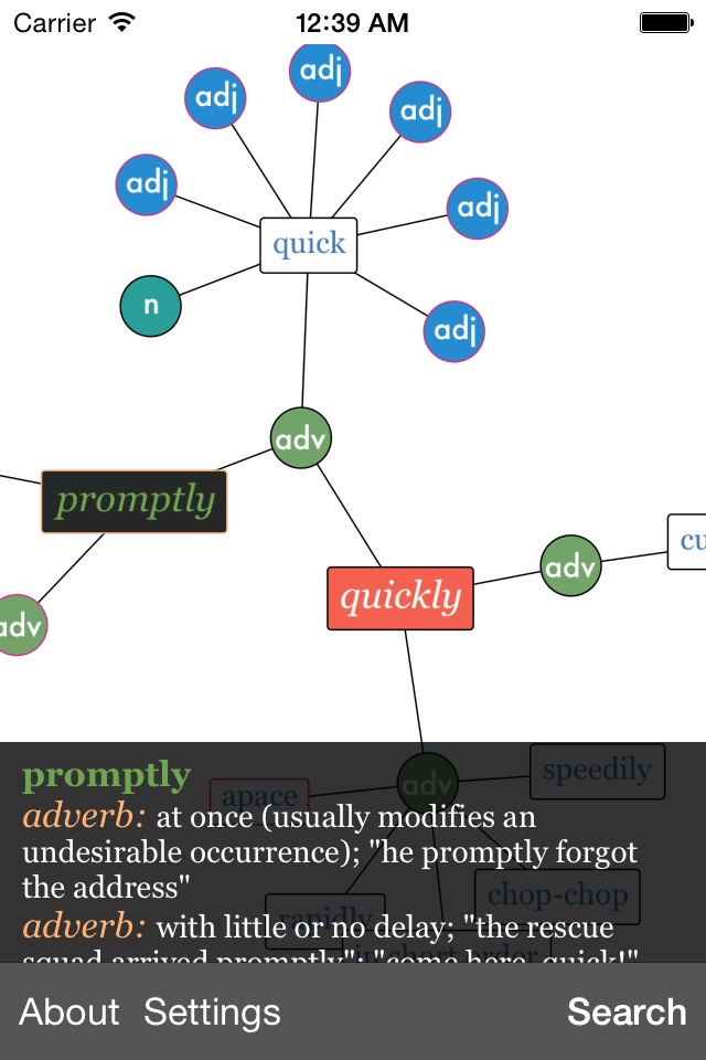 TheSaurus - Interactive Visual Thesaurus screenshot 2