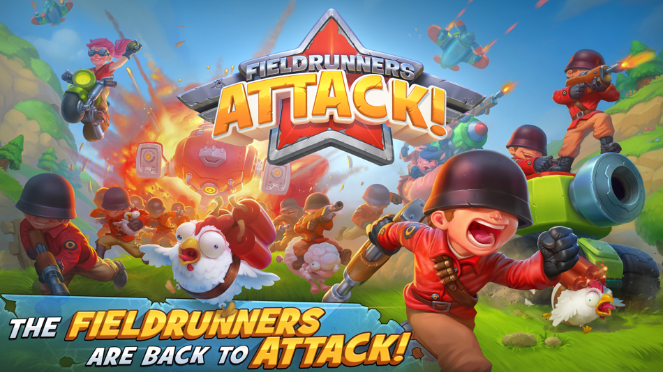 #1. Fieldrunners Attack! (iOS) Podle: Subatomic Studios, LLC