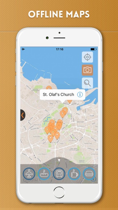 Tallinn Travel Guide and Offline City Street Map Screenshot