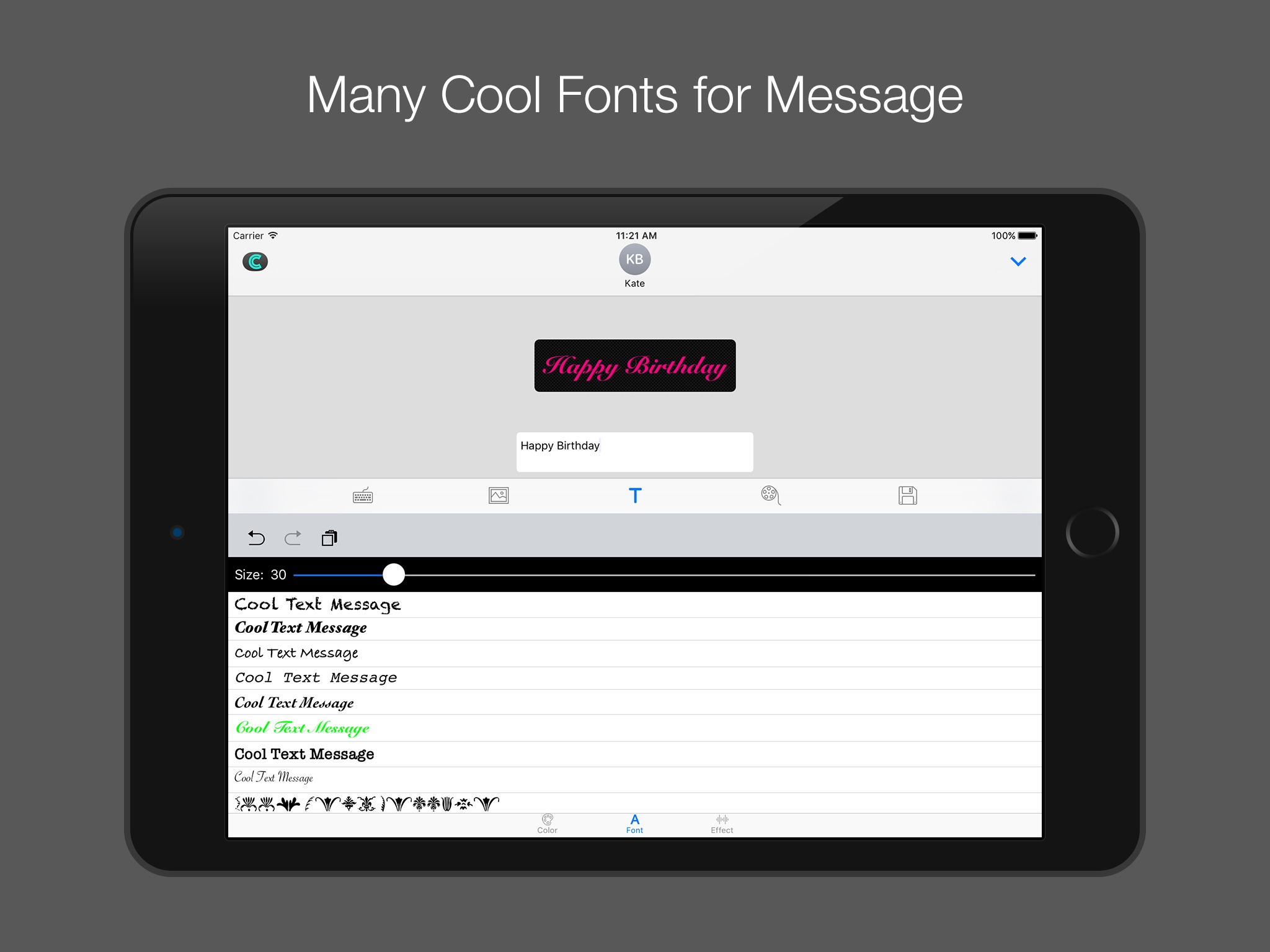 Cool Messages for iMessage : Animated Text Sticker screenshot 4