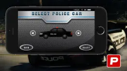 3d police car parking -real driving test simulator iphone screenshot 3