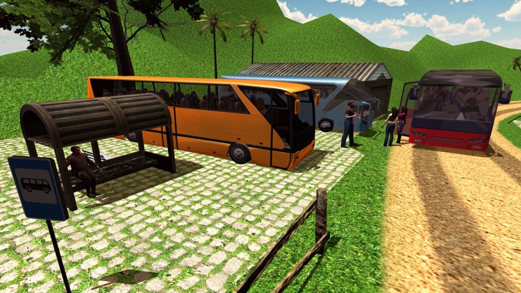 Offroad Tourist Bus Driving Transport Simulator screenshot-3