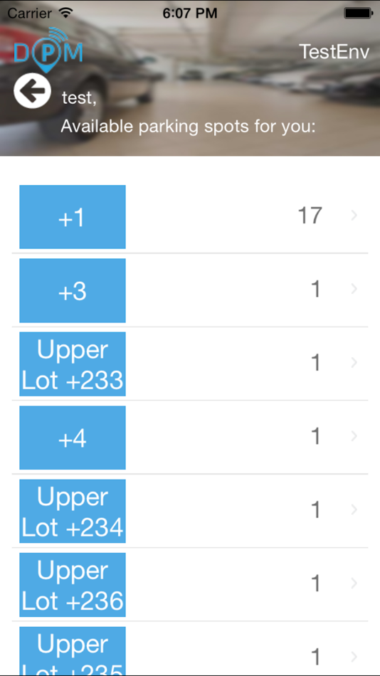 #3. DPM-Dynamic Parking Management (iOS) Podle: Appark Parking Management