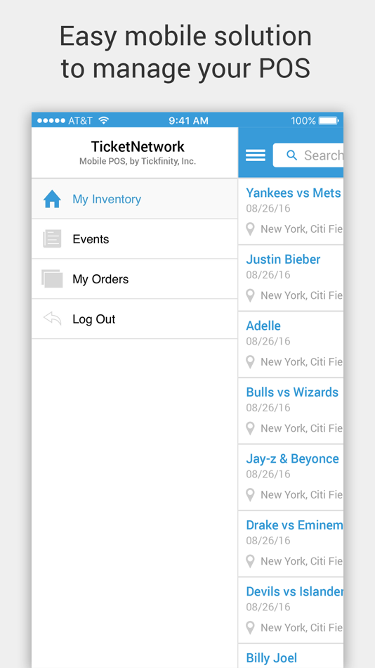 #5. TicketNetwork Mobile POS (iOS) Podle: Adam Moisa
