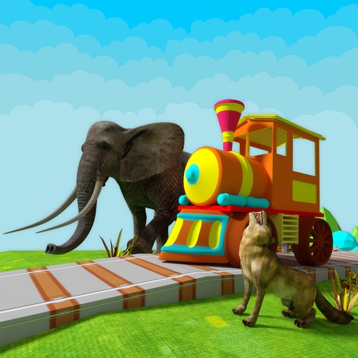 Animal Sounds Train: 3D Learning Game For Kids Icon