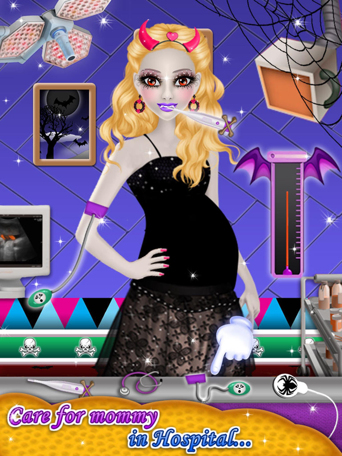 Halloween Mommy and Newborn Baby - Kids Game