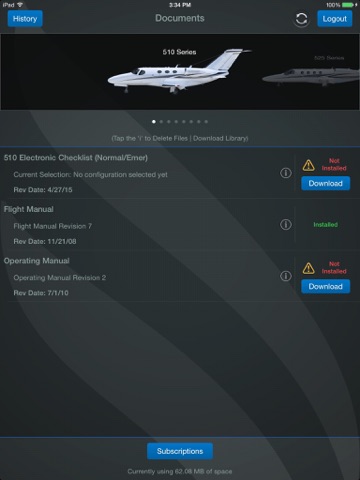Cessna Flight Manuals screenshot 2