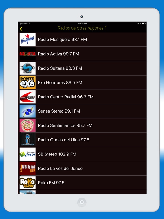 Screenshot #6 pour Radios de Honduras FM y AM - Emisoras en Vivo / Hn